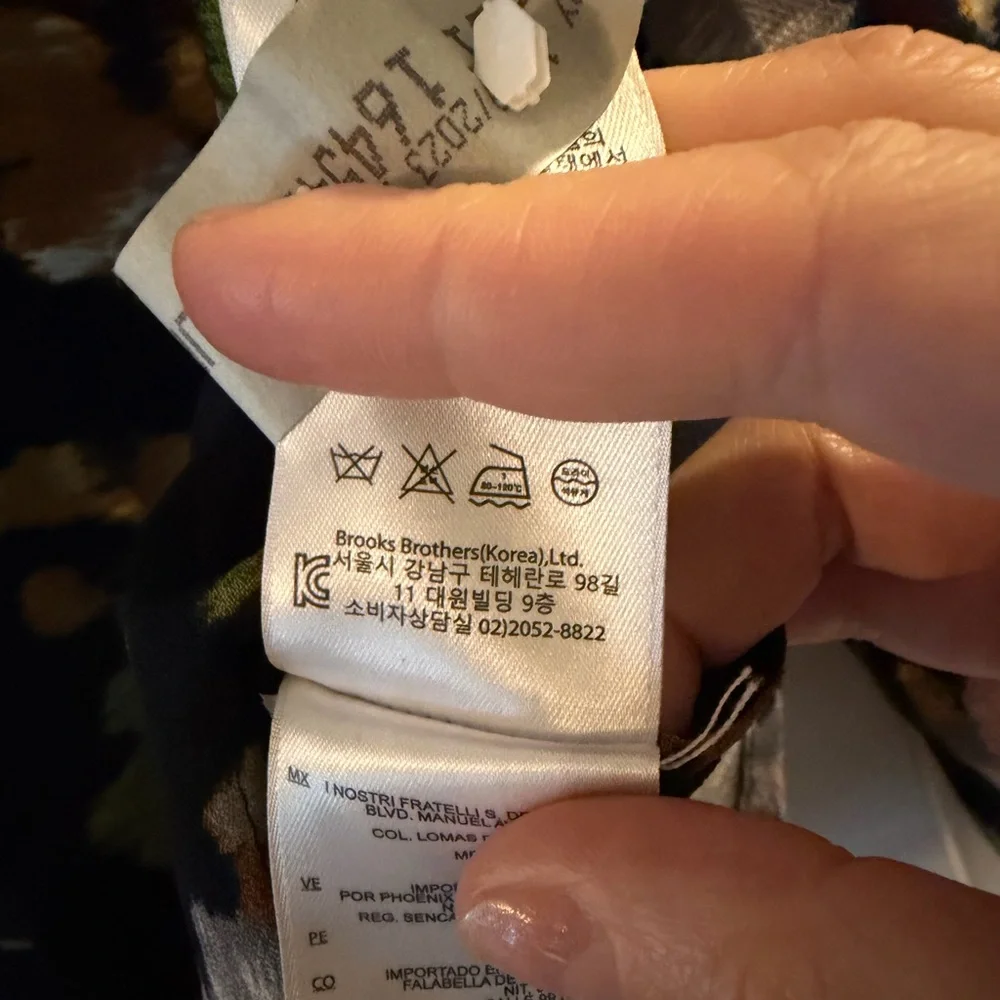 Brooks Brothers Floral Multicolor Blouse - Picture 5 of 6